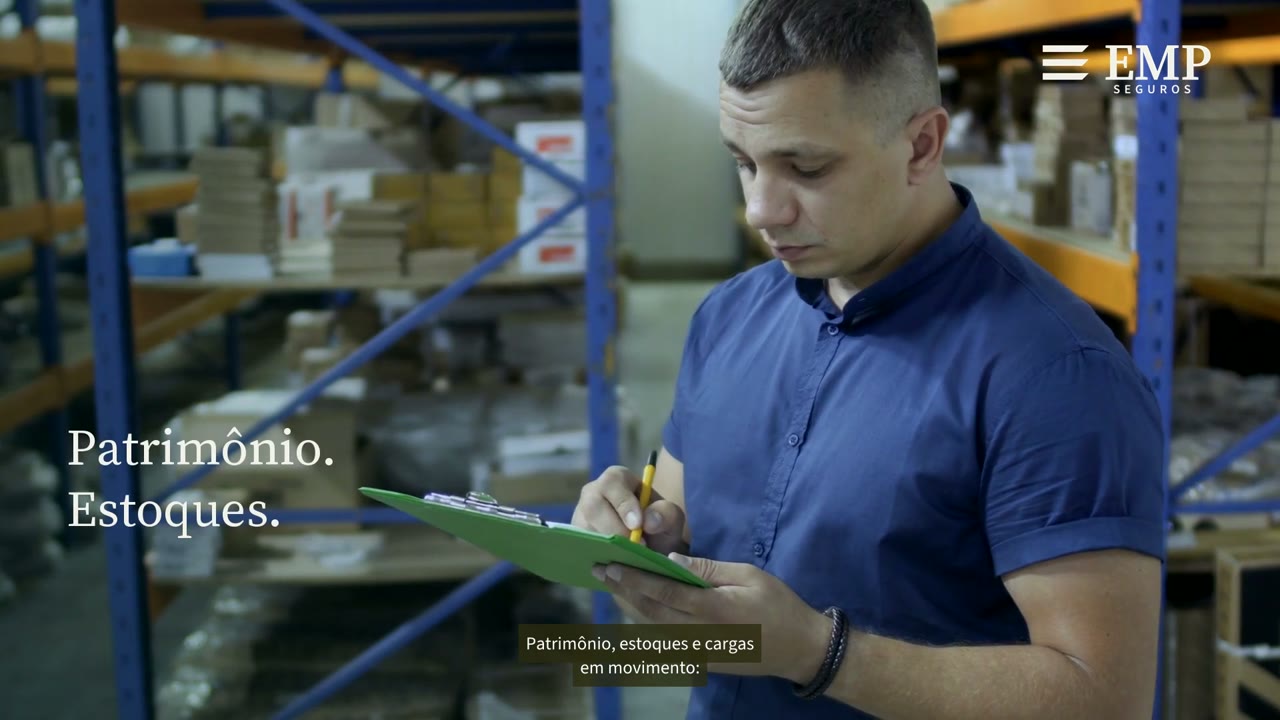 Quadro do vídeo institucional da EMP Seguros